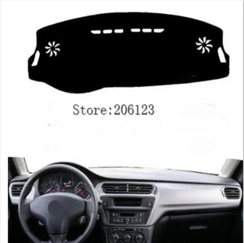 

Для Citroen C- Elysee 2013 2014 2015 2016 2017 2018 коврики для приборной панели аксессуары для стайлинга автомобиля крышка приборной панели