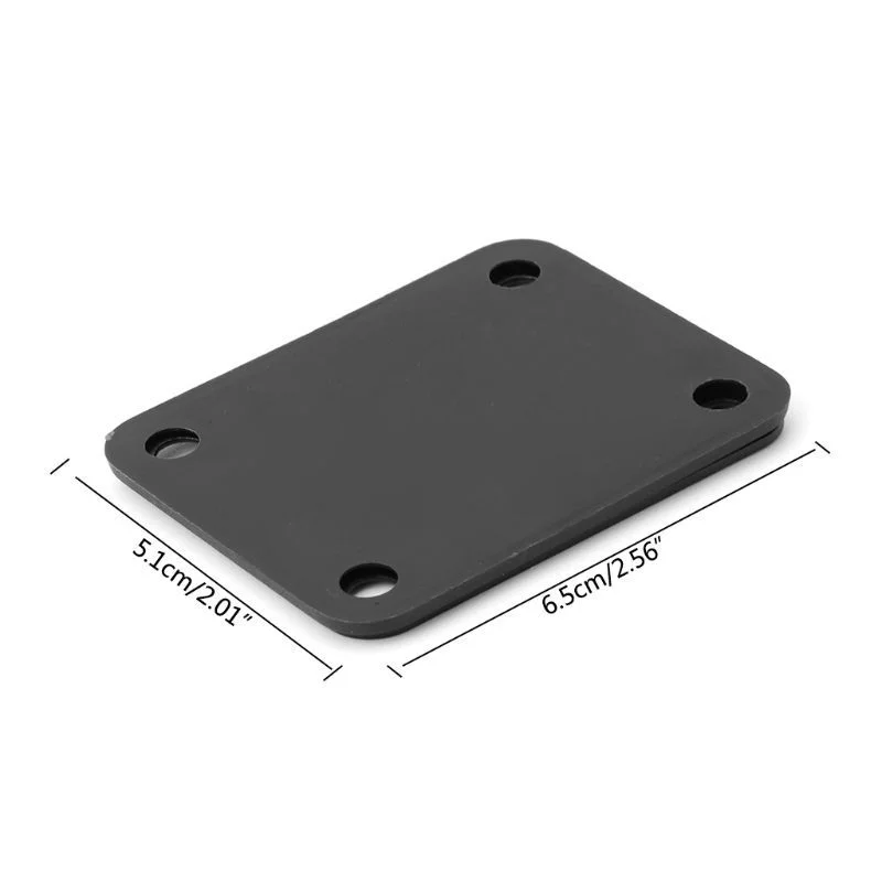 Placa de refuerzo de guitarra eléctrica, placa de conexión para ST/Tele, bajo eléctrico, cuello, cuerpo, cuadrado, accesorios de guitarra