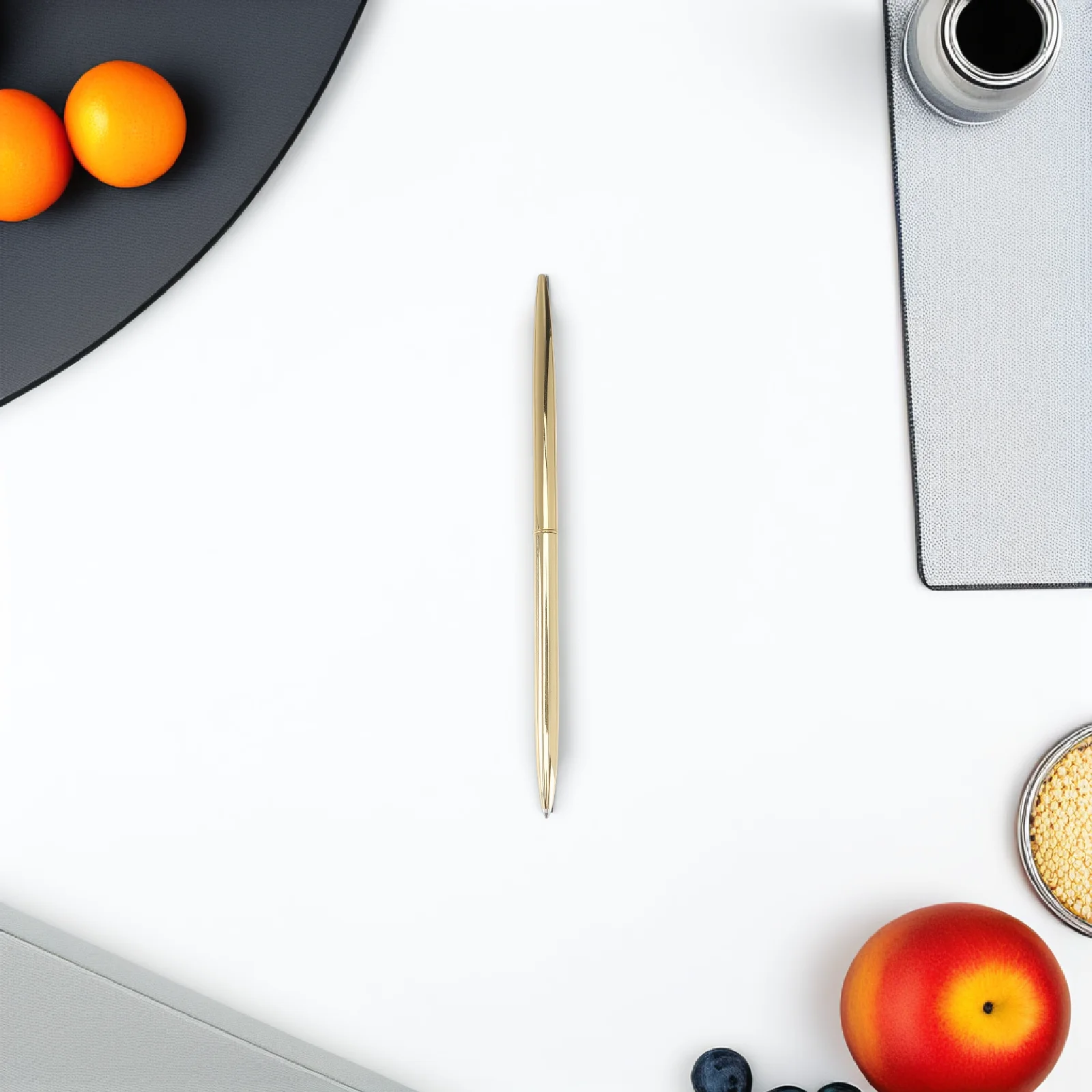 

6 Pcs Metal Ballpoint Pen Pens for Business Elegant Employee Application Office Supply Slim Fancy Kid Writing