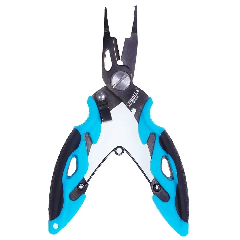 

Anti-slip Fish Pliers High-strength Multifunctional Cut Fishing Line Equipment Ergonomics Stainless Steel Luya Pliers