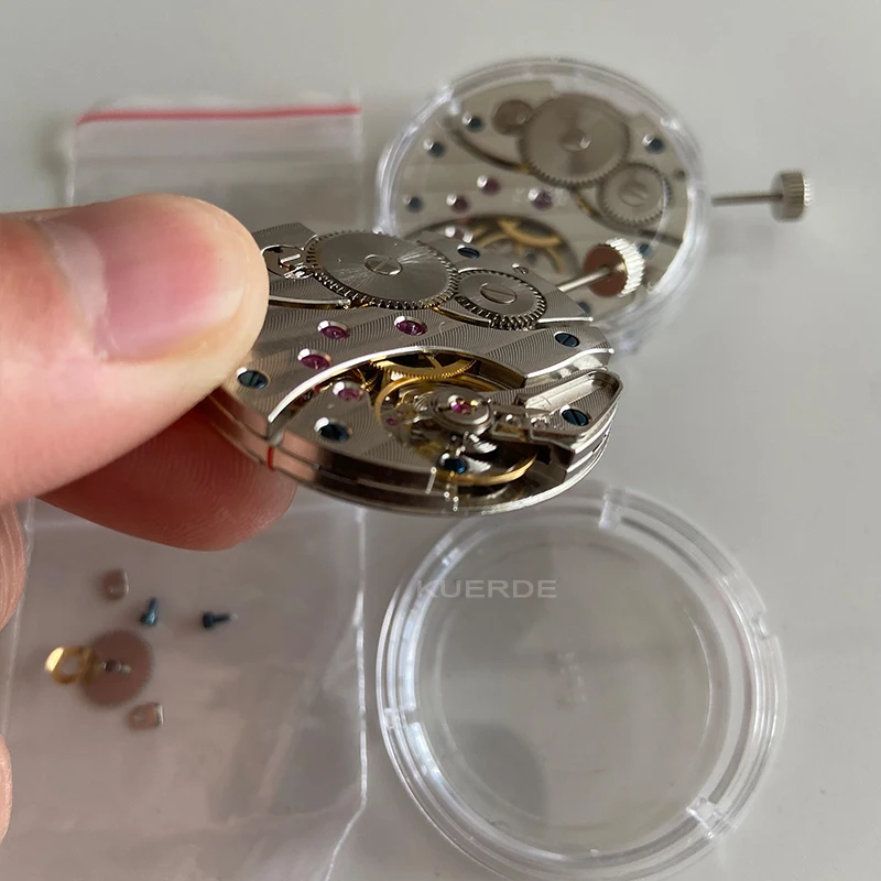 Nuovo genuino gabbiano 17 gioielli classico Vintage in acciaio inossidabile 6497 movimento ST3600 meccanico a carica manuale movimento dell'orologio da uomo