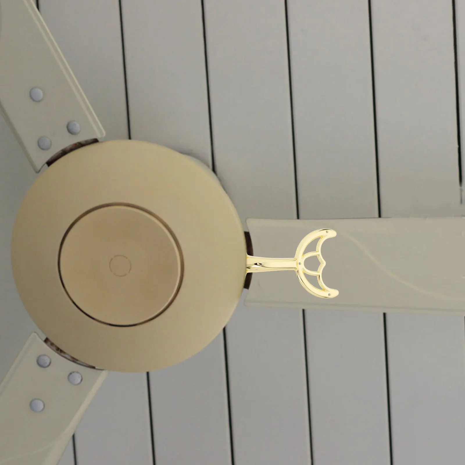 

Golden Ceiling Blade Support Rod Hardware Kit Alloy Long-Term Use Safe Installation Universal Replacement for Light