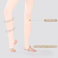 Professional Ballet Tights Dance Foot Stirrup Tights Ballet Stockings for Women Girl Skate Dance Gymnastic Tights Pantyhose 60D