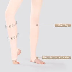 Professional Ballet Tights Dance Foot Stirrup Tights Ballet Stockings for Women Girl Skate Dance Gymnastic Tights Pantyhose 60D