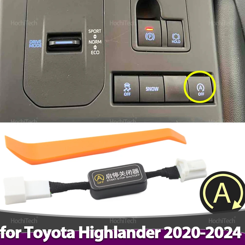 Automatic Stop Start Engine System Off Device Control Sensor Plug Stop Cancel for Toyota Highlander Kluger XU70 2020-2024
