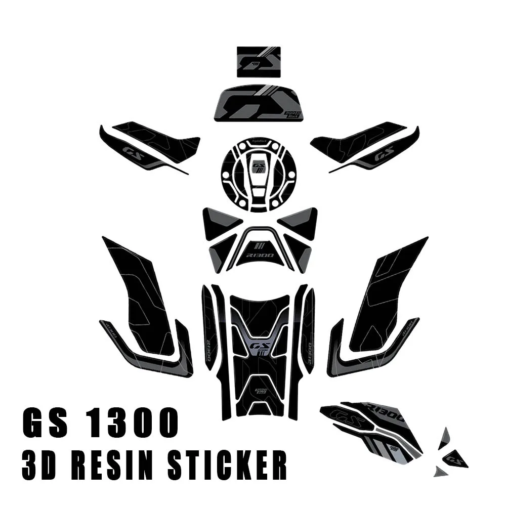 

R1300GS Fuel Tank Sticker 3D Epoxy Resin Sticker Protection Complete Kit for BMW R1300GS R 1300 GS 2023 2024