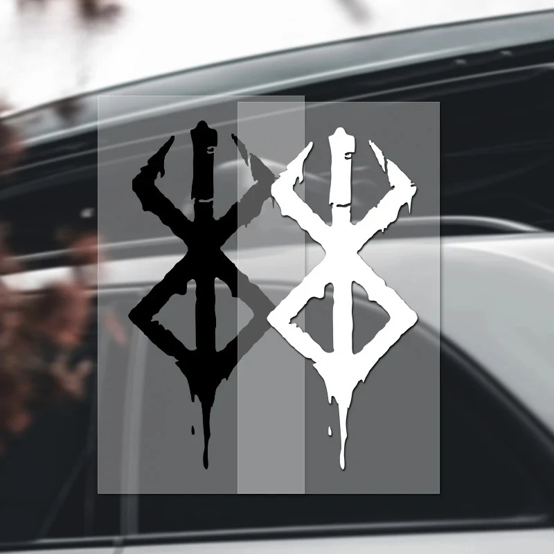 Personalized Creative Warrior Sword Legend Vinyl Car Stickers Scratch Resistant Waterproof Auto Decor Decals