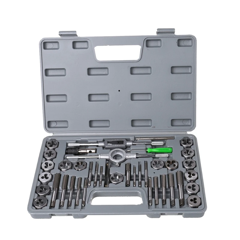 

40 шт. метрический Метчик штампованный набор ручной резьбовой инструмент резьбовое долото