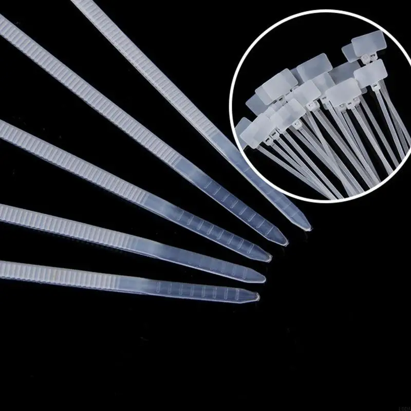 1000pcs Heavy Duty Wire Tie Adjustable Self-locking Seals Disposables Cable Tie