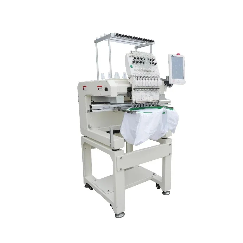 high speed computerized single head cap t-shirt computer embroidery machine