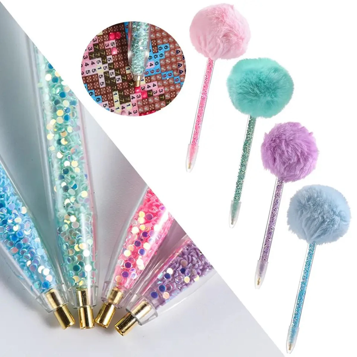 1pc DIY Diamond Painting Cross Stitch Nail Enhancement Ball Stone Drill Point Pen Tools Diamant Embroidery Daimond Mosaic