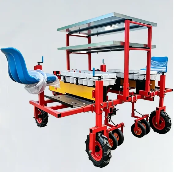 2 Row Cabbage/chili/cauliflower/broccoli/watermelon Eggplant/cabbage/strawberry/lettuce/tomato Seedling Transplanter