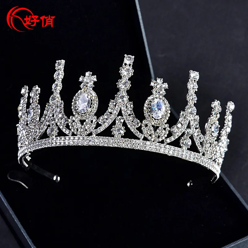 

Bride Crown Headwear Korean Sle Wedding Dr Accory Wedding Photoaphy Jewelry Crystal Embedded Fre Outlined Faion