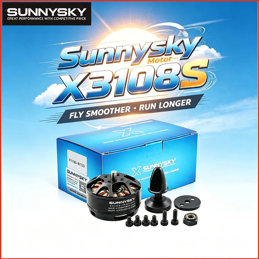 4pcs/lot Sunnysky X3108S 720KV/900KV 3-4S 4mm Shaft Brushless Disk Motor
