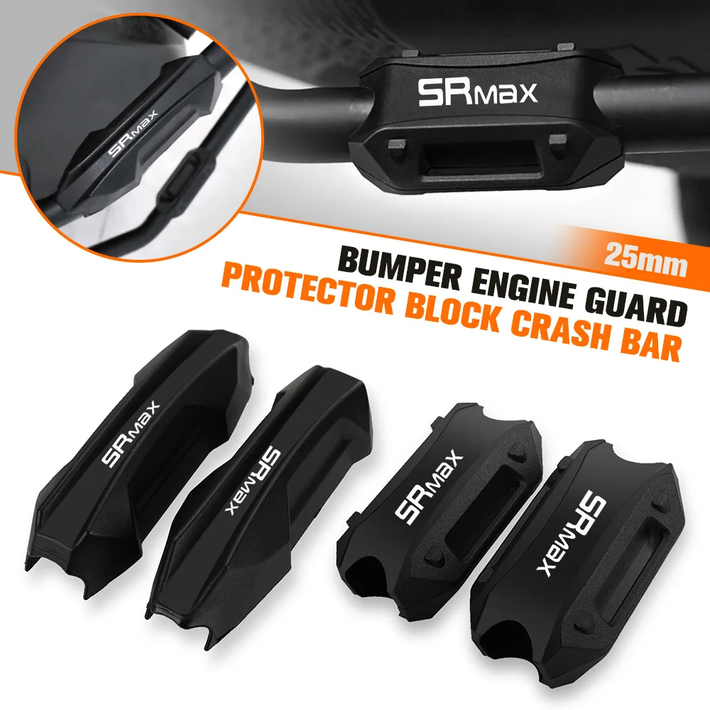 

Motorcycle 25mm Bumper Engine Guard Protector Block Crash Bar Decorative For Aprilia SRMAX250 SRMAX300 SRMAX 250 300 SRGT 200