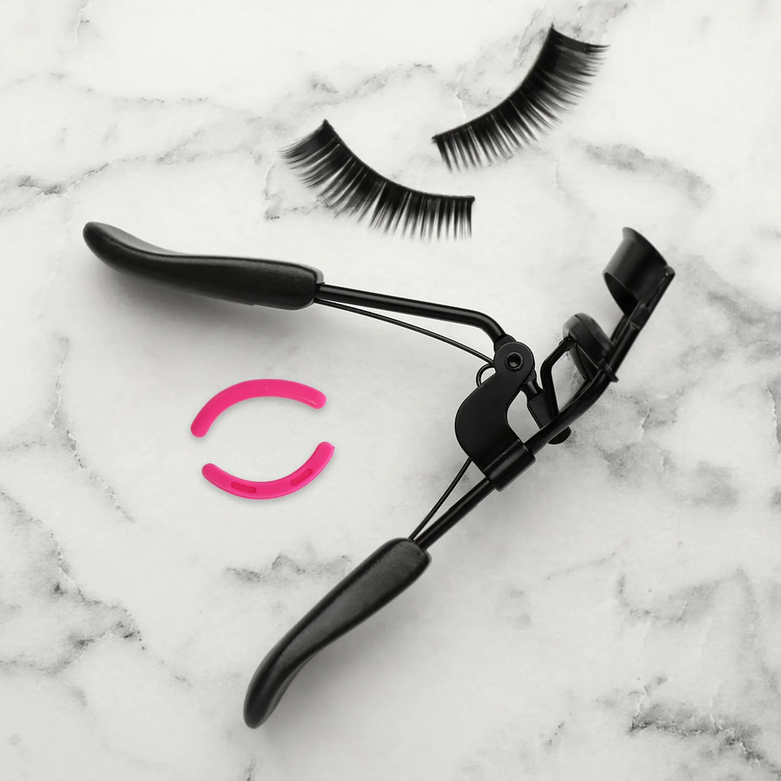 30Pcs Eyelash Curler Rubber Refill Pads Universal Compatibility Soft Cushion Inserts Firm Grip for Effortless Curling Safe Daily