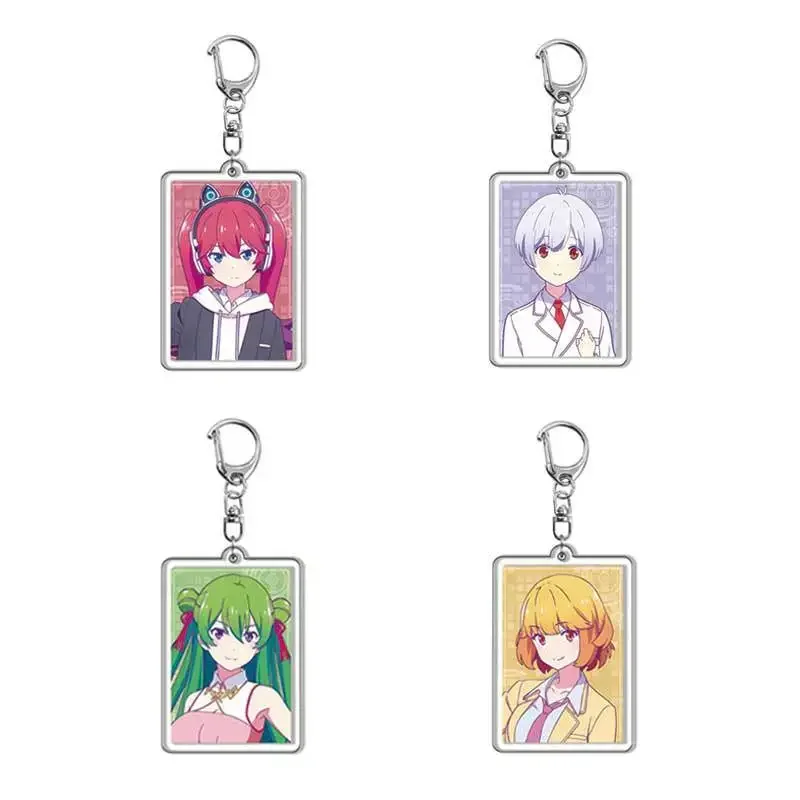 Anime Figure Aoi Izumisawa Amelia Irving Irina Ilyukhina Key Ring Acrylic Key Chain Personality Model Plate Decor Collection