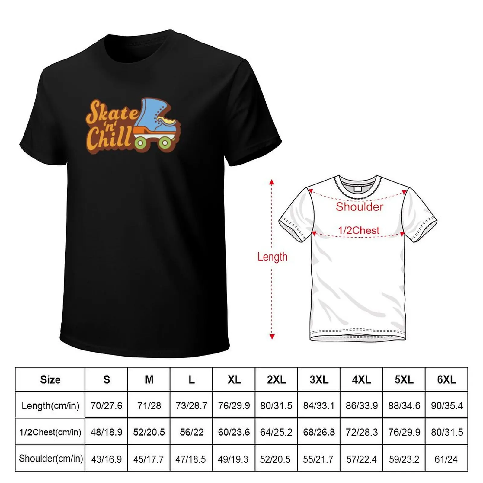 Skate ‘n’ Chill T-Shirt boys whites custom t shirt shirts graphic tee men clothing