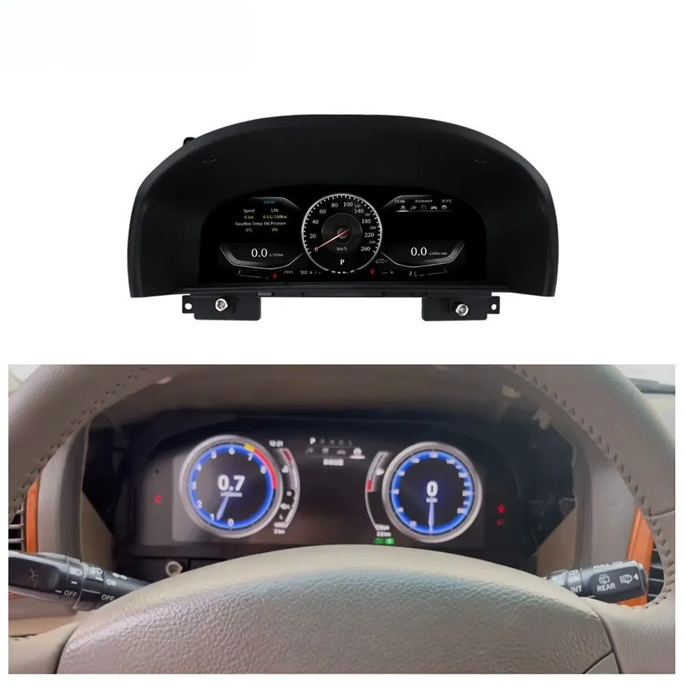 

12.3'' Screen Digital Speedometer Dashboard New LCD Cluster Instrument Panel for Land Cruiser LC100