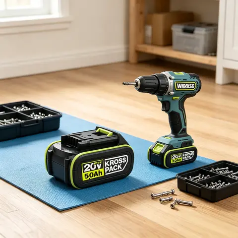Genuine Green WORX 20V 4.0Ah PowerShare Battery Energy Saving Low Idle Consumption Ideal for Intermittent Household DIY Projects