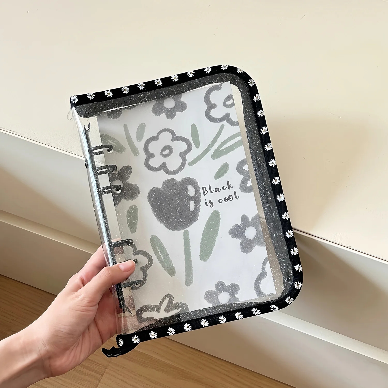 A6 PVC Loose-leaf Notebook Case Album Guka Idou Card Star Chasing Storage Notebooks and Journals Cover Notebook Acessórios