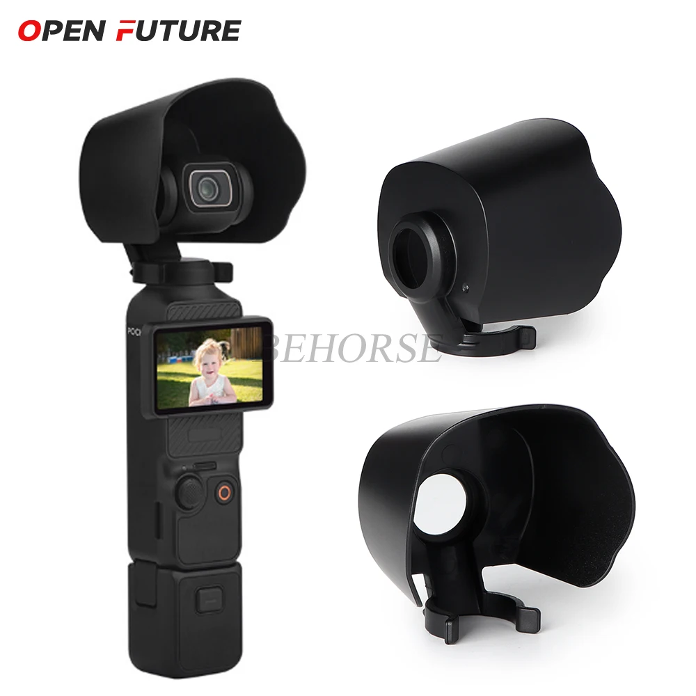 Lens Sun Hood For Osmo Pocket 3 Sunshade Case Lens Anti-glare Protective Cover For DJI Pocket 3 Handheld Camera Accessories