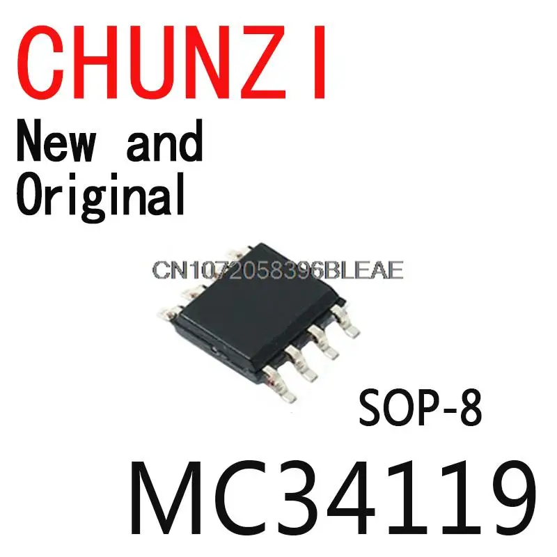 10PCS New and Original SOP8 MC34119 SOP-8 SMD MC34119