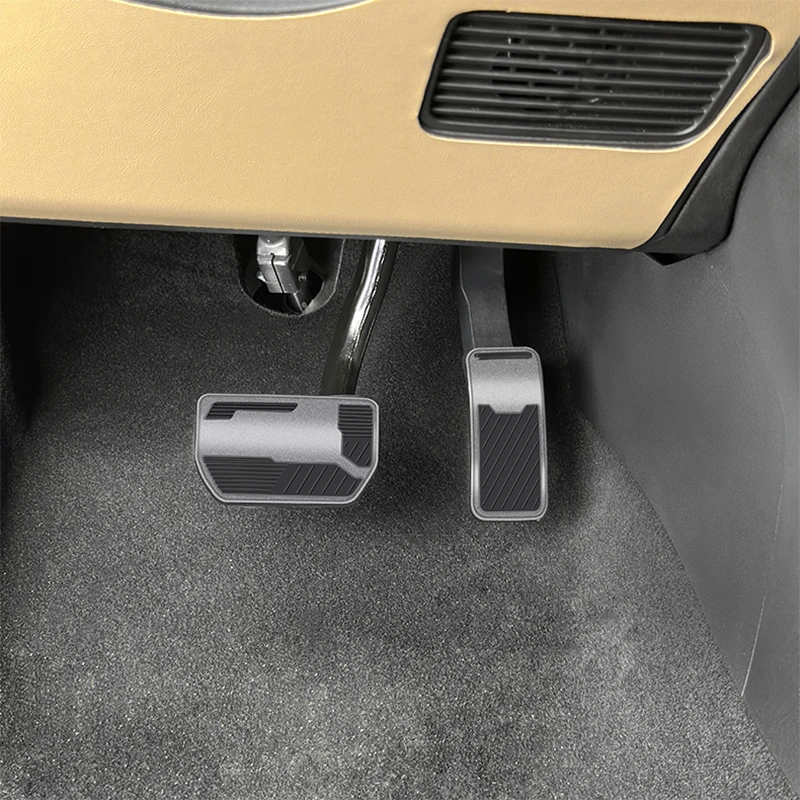 Aluminium Alloy Car Accelerator Brake Pedals Non-slip Pedal Cover Auto Accessories For GEELY ATLAS Starray Renault Grand Koleos