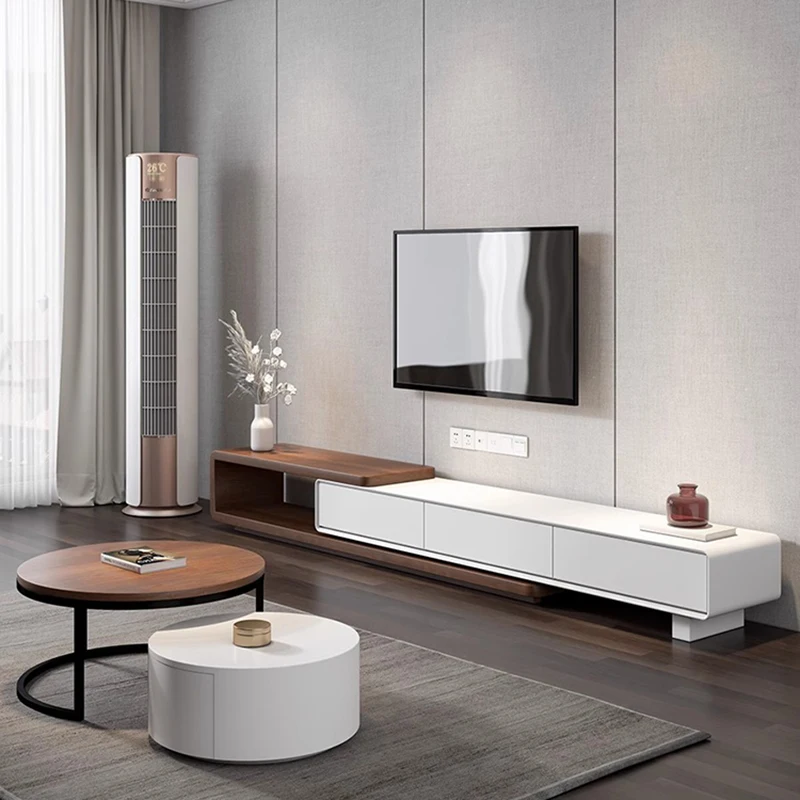 

Luxury Solid Wood Tv Stand Adjustable Japanese Floor Modern Tv Stand Living Room Floating Cabinet Muebles De Salon Furnitures