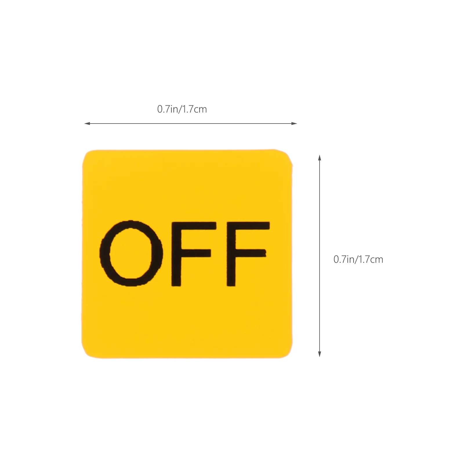 20 Pcs ON/OFF Switch Decal PVC Sticker Self-adhesive Device Warning Labels Easy Apply Remove Suitable Home Office Kitchen