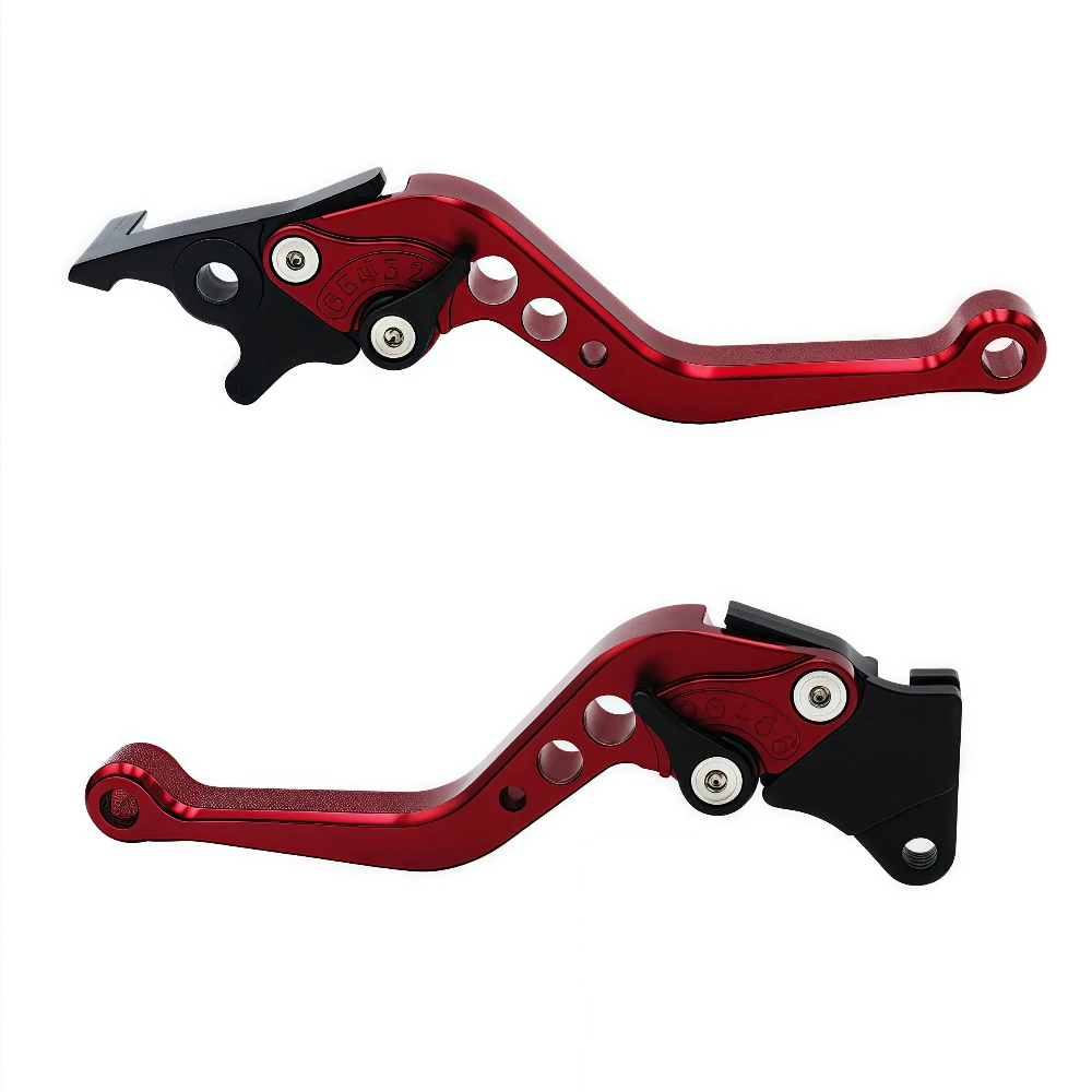 Motorcycle Brake Levers CNC Clutch Drum Brake Levers Adjustable Handlebar Sets Motorcycle Modification Parts