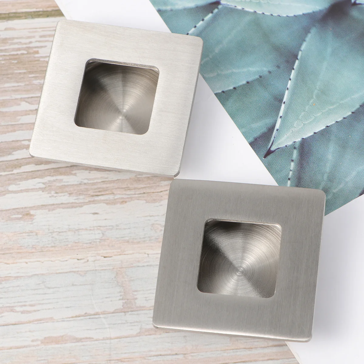 

2Pcs 304 Stainless Steel Cabinet Handle Strong Rustproof Drawer Pulls Minimalist Door Accessories for Home Bathroom Room 40Mm