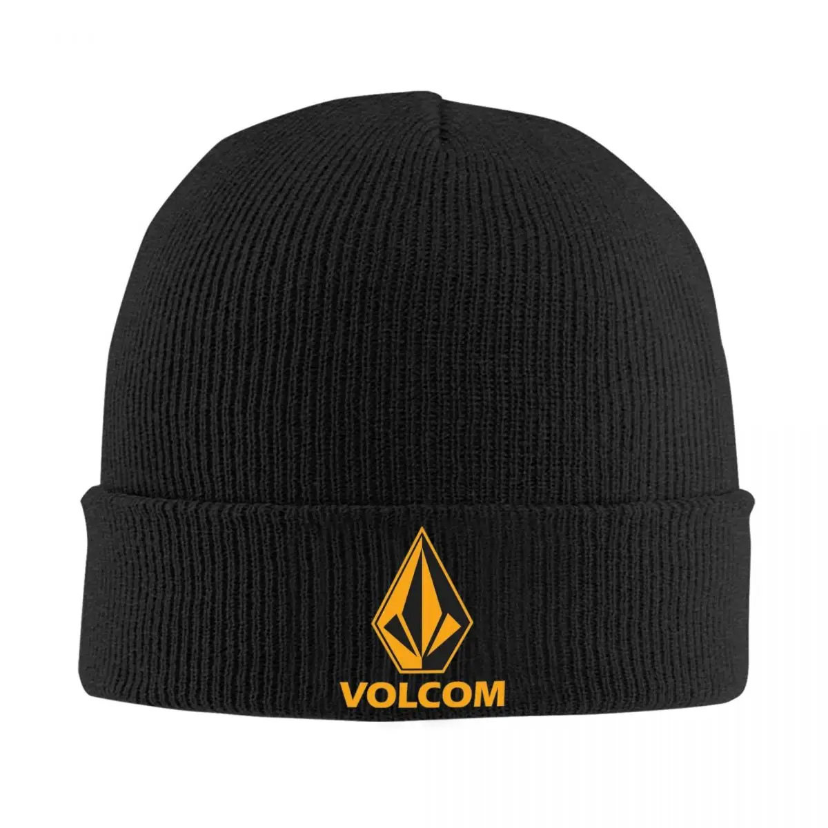 Volcom-Logo Hat Autumn Winter Beanie Warm Caps Female Male Acrylic Bonnet