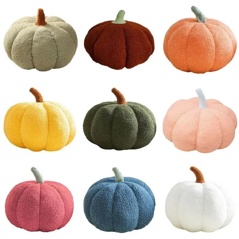 

New Pumpkin Pillow Promotion Ins Creative Special-shaped Sofa Cushion Halloween Decoration Cute Children Plush Toys