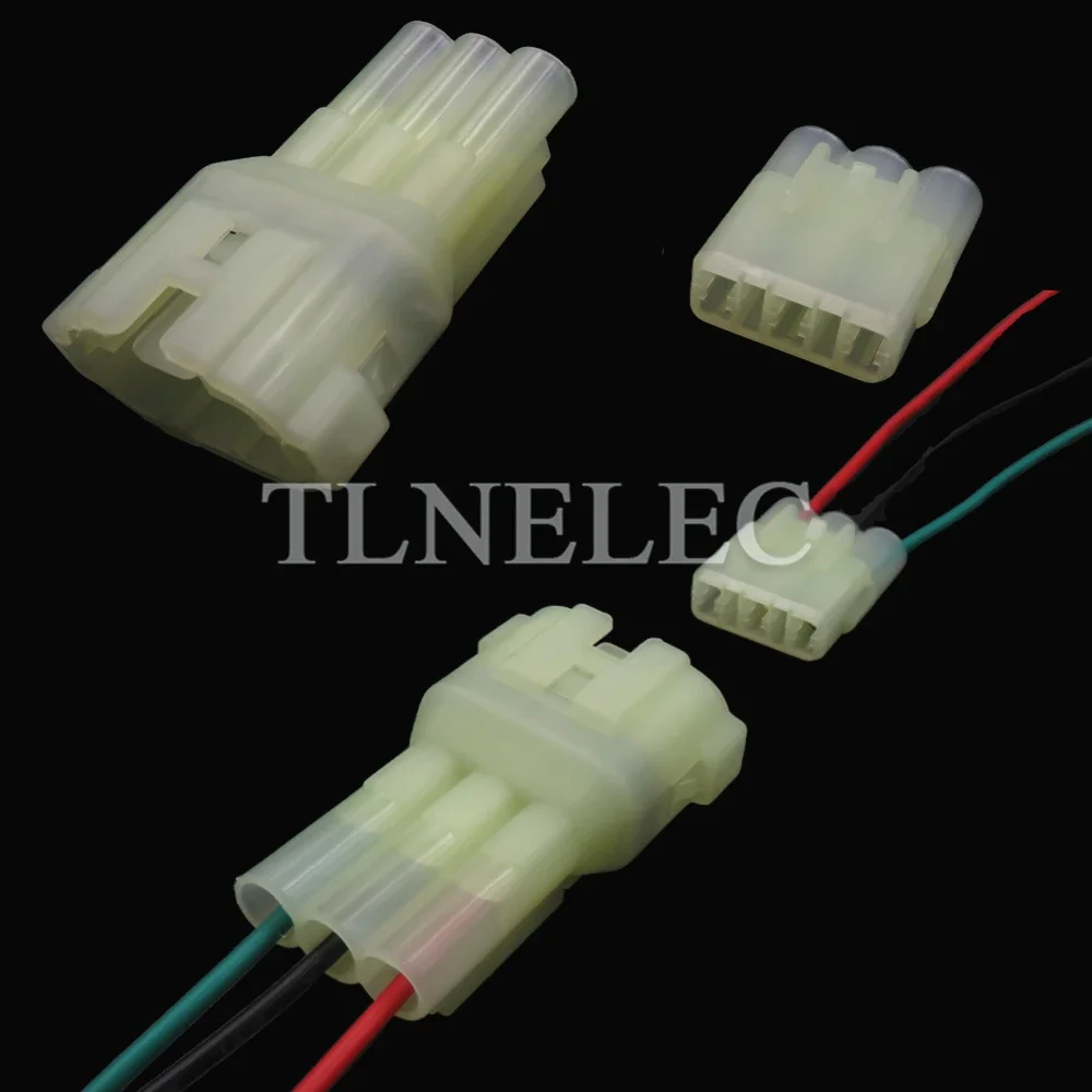 Cable de cableado de bomba de aceite automática de 3 pines, enchufe sellado con cables, conectores de locomotora de chorro eléctrico para coche 6180-3451 6187-3801