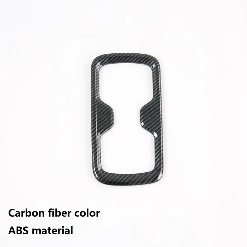 For Nissan Navara NP300 2016-2019 Carbon Fibre Car Front Water Cup Holder Protector Frame Cover Trim Sticker Accessories