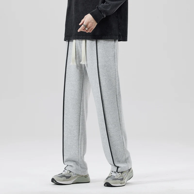 Pantaloni della tuta da jogging da uomo CAAYU moda Hip Hop giapponese Streetwear con coulisse pantaloni larghi Casual da uomo pantaloni larghi da