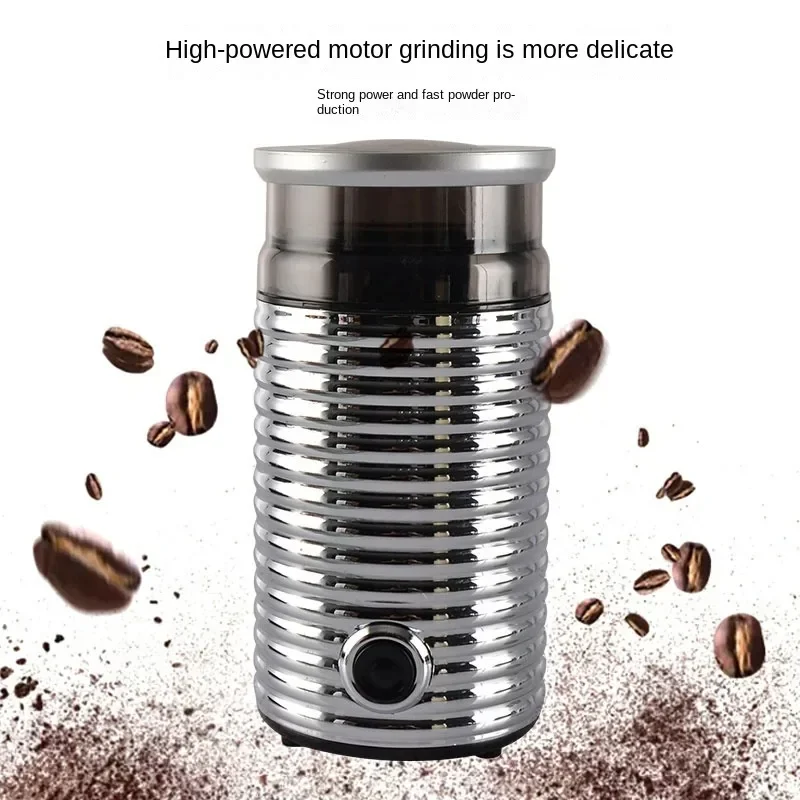 220V New Coffee Bean Grinder Stainless Steel Blade Whole Grains Traditional Chinese Medicine Powder Machine Grinder Coffee Utens