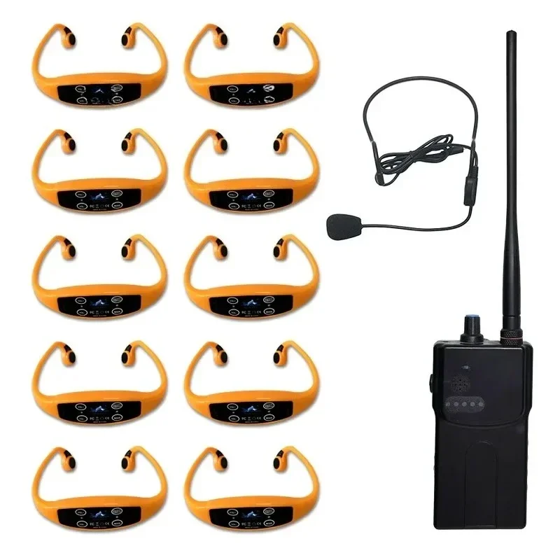 

Real-Time Communication Bone Conduction H907 Headset for Athlete Swimming Training Waterproof FM Transmitter for Swim Teaching20