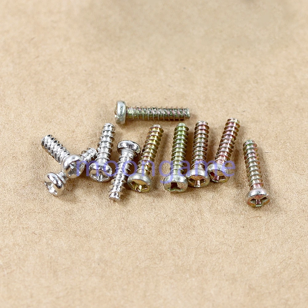 

100 комплектов для GB GBA GBC GBP, корпус игровой консоли, крестообразные винты для Gameboy Advance Color Pocket Y, винты Tri-Wing