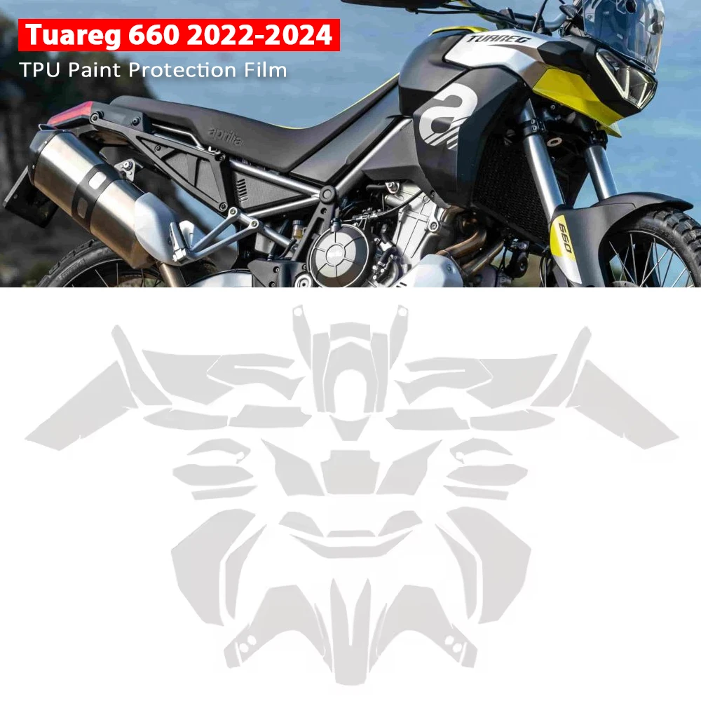 

Защитная пленка для мотоцикла PPF, невидимый автомобильный чехол для Aprilia Tuareg 660 Tuareg 660, защитная пленка для обтекателя из ТПУ
