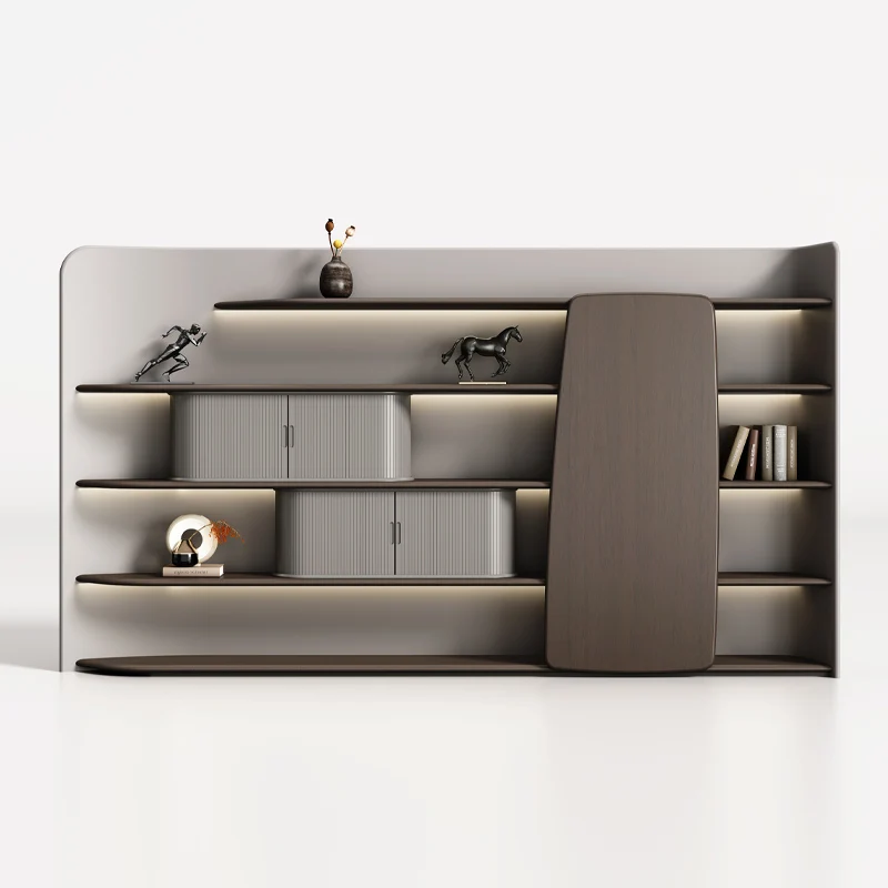 Modern Simple Luxury Panel Style Wooden Filing Cabinet Key Lock Musen Brand-Office Home Workshop Warehouse Bedroom Commercial