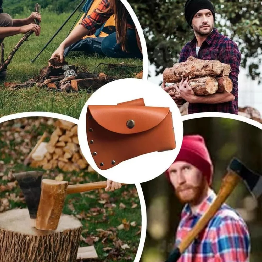 Practical Hatchet Cover Combining Rustic Visual Appeal with Functional Adjustability for Everyday Outdoor Utility
