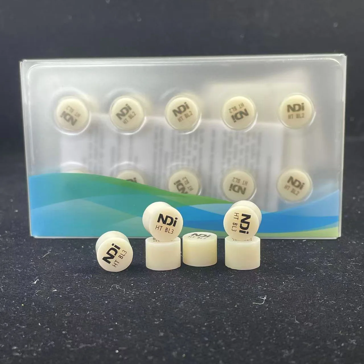 

NDI 10pcs Dental Lab Press Ingots Dental Press Ingots Ips Press Ivoclar Vivadent Lithium Disilicate CAD CAM