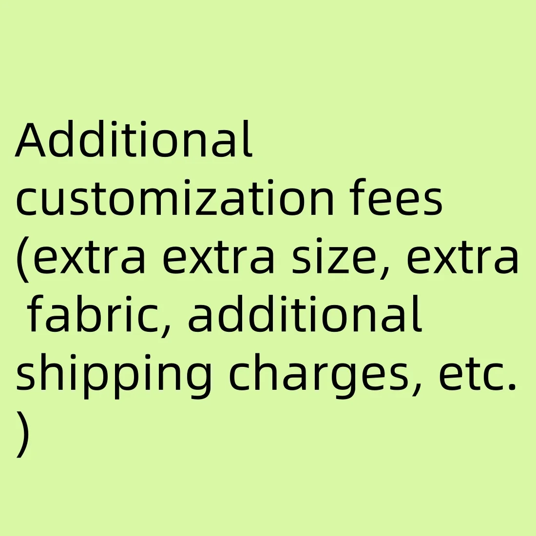 Дополнительная плата за настройку