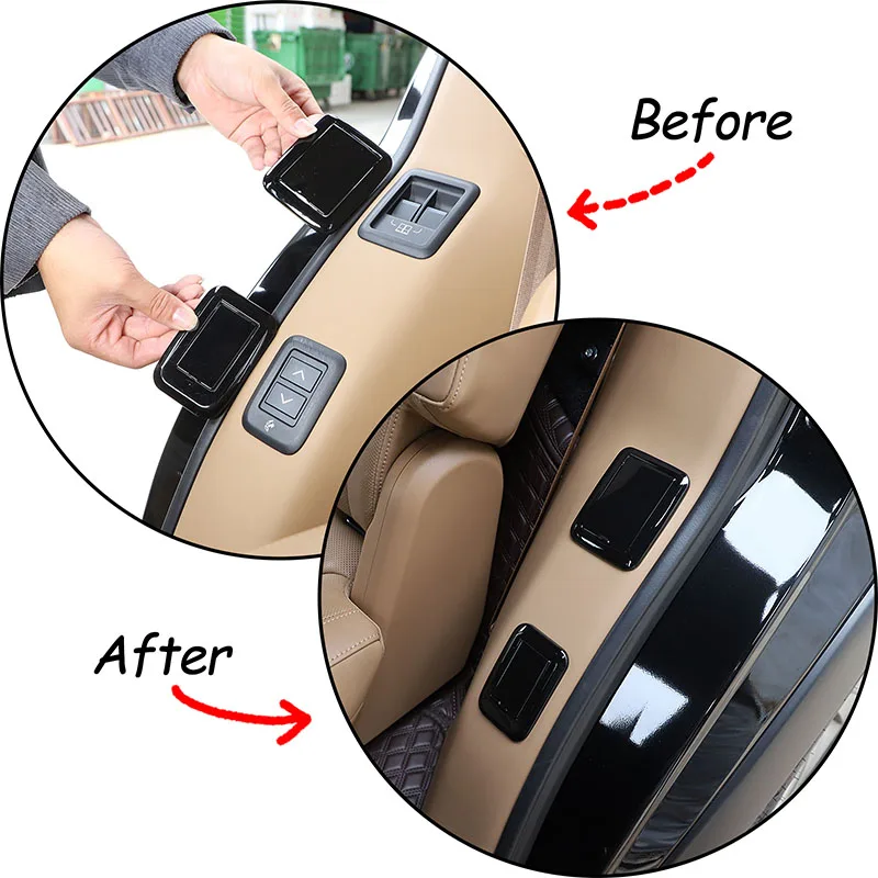 For Land Rover Range Rover Vogue 2023+ Prevent Accidental Touch Car Rear Seat Adjustment Button Switch Cover Trim Accessories