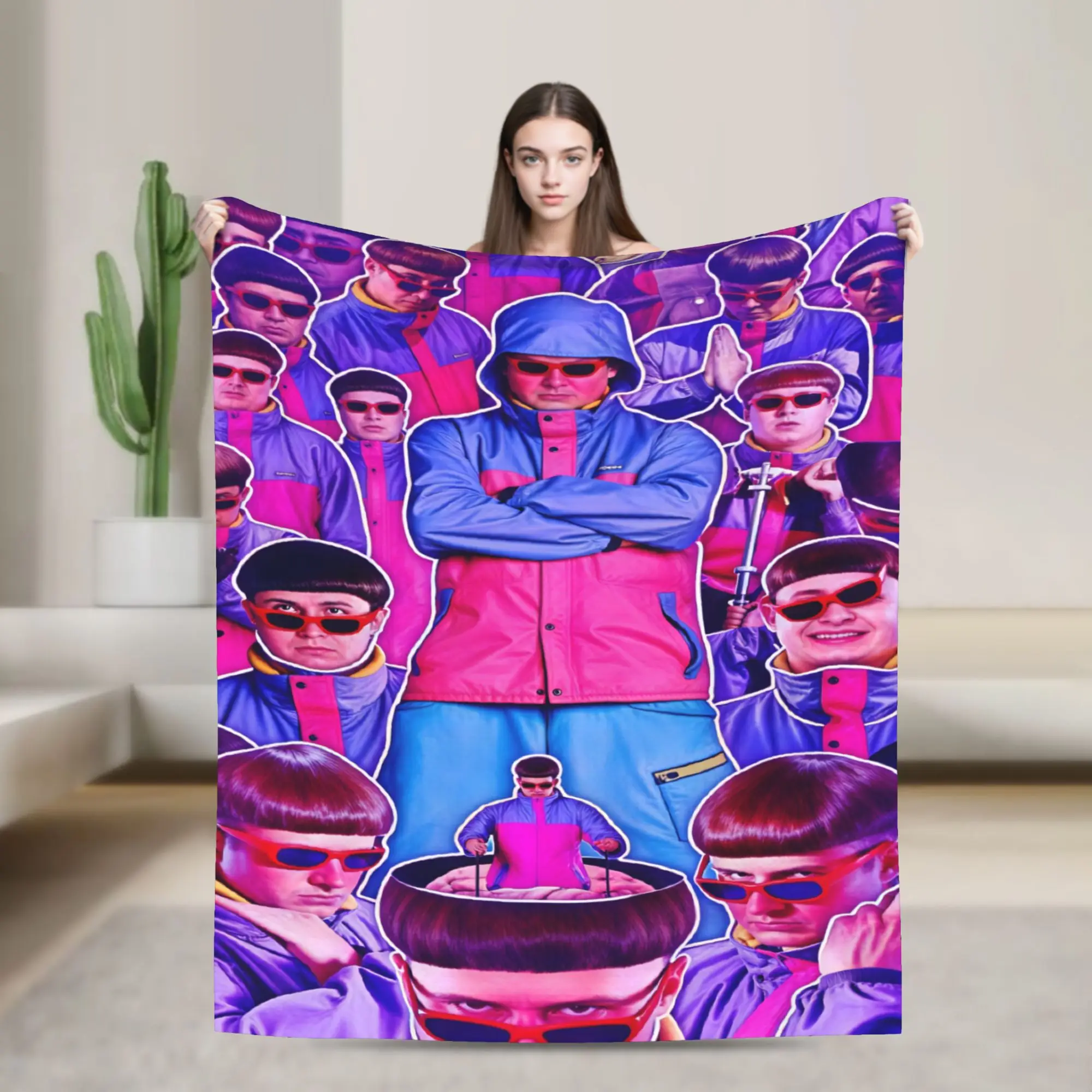 Singer O-Oliver-S Tree Ugly Is Beautiful Plush Blankets Boy Girl Flannel Bedding Throws For Couch Chair Soft Warm Bedspread Gift