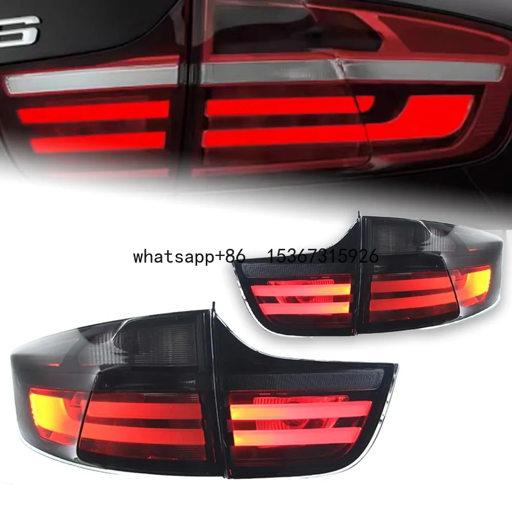 AKD Tail Lamp for BMW X6 E71 LED Tail Light 2008-2014 E71 Rear Fog Brake Turn Signal Automotive Accessories