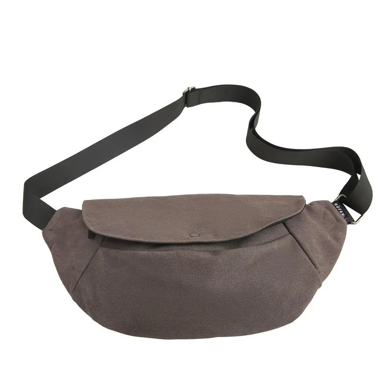 Borsa a tracolla in tela moda semplice tinta unita gnocco Casual pendolare coppia borsa a tracolla Design alla moda borsa a tracolla tutto-fiammifero