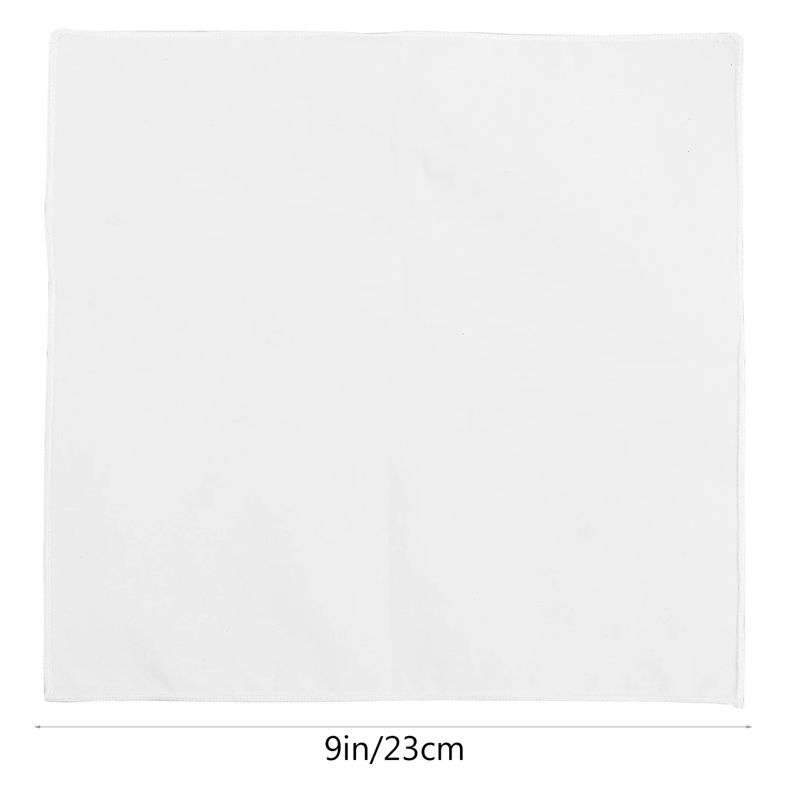 1pc Cotton Handkerchief White Square Pocket Towel For Men Multi-Function Sweat-Absorbent Handkerchief Lightweight Simple Elegant